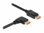 DeLock Kabel Rechts gewinkelt DisplayPort - DisplayPort, 2 m