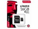 Image 2 Kingston 16GB microSDHC Industrial C10 A1