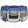 Bild 1 vidaXL Faltbarer Welpenlaufstall mit Tragetasche Blau 125x125x61 cm