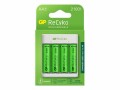 GP BATTERIES GP USB Akkuladegerät E411, inkl. 4x AA Mignon Akku