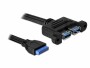 DeLock USB 3.0 Adapter USB-Pinheader - USB-A Buchse, USB