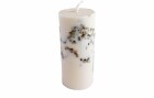 santabarbara  THE LABEL Kerze mit Blüten 14 cm x 6 cm