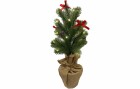 Dameco Weihnachtsbaum 10 LEDs, 45 cm, Grün/Braun, Höhe: 45