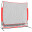 Bild 1 vidaXL Baseball-Netz Tragbar Schwarz und Rot 215x107x216 cm Polyester