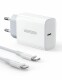 UGREEN    USB-C Charger 20W - 50698     PD, C-L 1M Cable, White