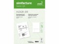 Simplex Einzahlungsschein Simfacture Swiss QR 100 Blatt, Weiss