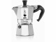 Bialetti Espressokocher La Mokina 0.5 Tassen, Silber, Material