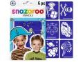 Snazaroo Zubehör Schablonen Jungen, 6 Stück, Set: Ja, Detailfarbe