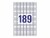 Bild 11 Avery Zweckform Mini-Etiketten L7658-25 25.4 x 10 mm, Klebehaftung