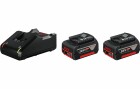 Bosch Professional Akku und Ladegerät Starterset 2x GBA 18 V