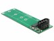 DeLock Delock M.2 zu SATA 7Pin+Molex Strom Adapter,