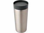 Brabantia Thermobecher Make & Take 360 ml, Dunkelgrau/Silber