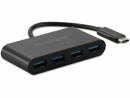 Kensington USB-Hub CH1200 USB-C, Stromversorgung: USB-C, Anzahl Ports