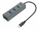 Bild 7 i-tec USB-Hub USB-C Metal 4x USB 3.0, Stromversorgung: USB
