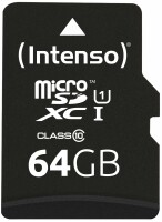 Intenso Micro SDXC Card PREMIUM 64GB 3423490 with adapter