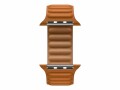 Apple Leather Link 41 mm M/L Golden Brown, Farbe: Braun