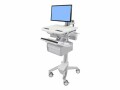 Ergotron Cart with LCD Arm, 2 Tall Drawer