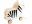 Image 5 small foot Spielzeugkiste mit Rollen Zebra «Wildlife», Material: Holz