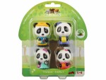 KLOROFIL Figurenset 4er-Set Familie «Panda», Altersempfehlung ab: 18