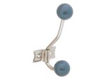 Tranquillo Wandhaken 2-fach, Retro, Blau