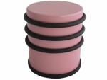 HSI Hermann Schwerter Iserlohn Türsicherung Puck hoch, Edelstahl, Ø 68 mm, Rosa