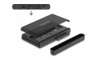 DeLock Konverter USB-C für 1x M.2 NVMe SSD +1x