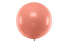 Partydeco Luftballon Gross Metallic 1 m, Rosegold, Packungsgrösse