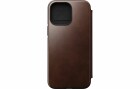 Nomad Modern Horween Leather Folio iPhone 14 Pro Max