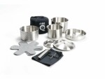 FireQ Grillpfanne-/Topf-Set Basic, Edelstahl, Volumen: 6 l