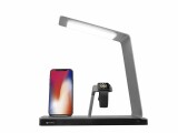 4smarts Tischleuchte TwinDock mit Ladestation, Leuchten