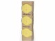 balthasar Gartenkerze Citronella 8 cm, 3 Stück, Gelb, Bewusste
