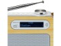 Lenco DAB+ Radio PDR-040 Bambus/Weiss, Radio Tuner: FM, DAB+