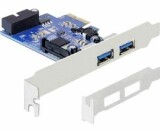 DeLock - PCI Express Card > 2 x external USB 3.0 + 1 x internal 19 pin USB 3.0