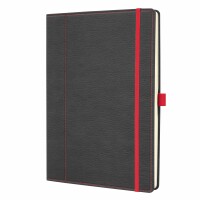 CONCEPTUM Taccuino A4 CO694 grey-red, dots 194 pagine, Sensa