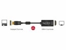 DeLock Adapter DisplayPort - HDMI passiv, 4K/30Hz, schwarz