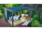 Creative Living Alu-Pergola, Schwarz, 400 x 300 x 250 cm