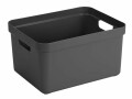 Sigma Home Aufbewahrungsbox 32 l Anthrazit, Breite: 35.5 cm, Höhe