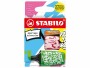 STABILO Textmarker Boss Mini Snooze Grün/Orange/Pink, 3-teilig