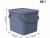 Bild 1 Rotho Aufbewahrungsbox Albula 40 l, Blau, Breite: 35.8 cm