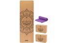 KOOR Yoga-Set 4-teilig, Kork, Breite: 61 cm, Bewusste