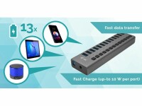 i-tec USB 3.0 Charging HUB 13 Port, Stromversorgung: Netzbetrieb
