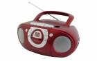 soundmaster Radio/CD-Player SCD5100RO Rot, Radio Tuner: FM