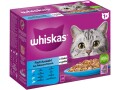 Whiskas Nassfutter Fisch Auswahl in Gelee 1+, 12 x