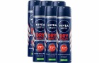 Nivea Men Deo Spray Dry Impact Multi, 6 x 150 ml
