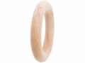 Rico Design Holzkleinteile Ø 7 cm Holzring, Natur, Breite: 7