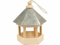 Creativ Company Holzartikel Vogelfutterhaus mit Zinkdach, Breite: 18 cm