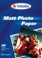 Verbatim Matt Photo Paper - Matt - A4 (210