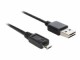 Image 3 DeLock USB2.0-Easy Kabel, A-MicroB, 50cm, SW