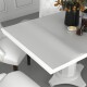 vidaXL Tischfolie Matt 100x90 cm 1,6 mm PVC