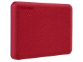 Toshiba Externe Festplatte Canvio Advance 1 TB, Rot